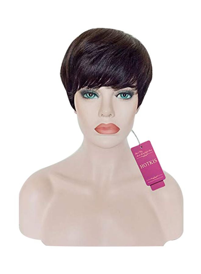 NIBEMINENT Pixie Bob Cut Wig SW802 Black 4inch - Image 1