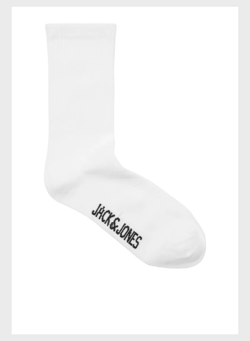 Jack & Jones Junior Youth 5 Pack Crew Socks