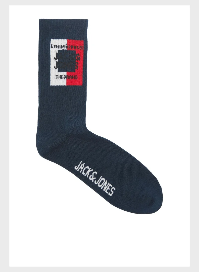 Jack & Jones Junior Youth 5 Pack Crew Socks