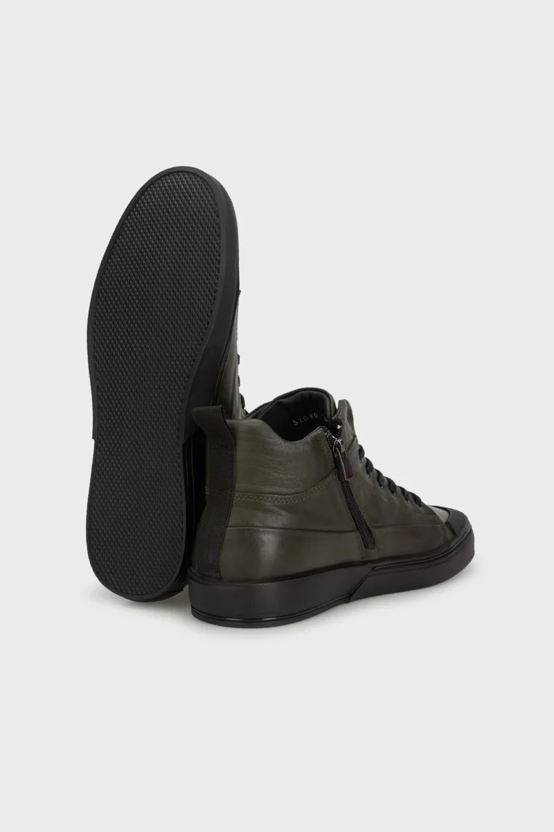 Marcomen Leather Zippered Boots Men's Boots 15214024H7