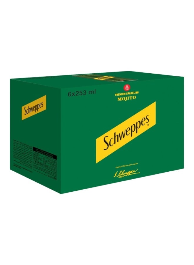 Sparkling Drink, Mojito - 6 x 253ml, UAE