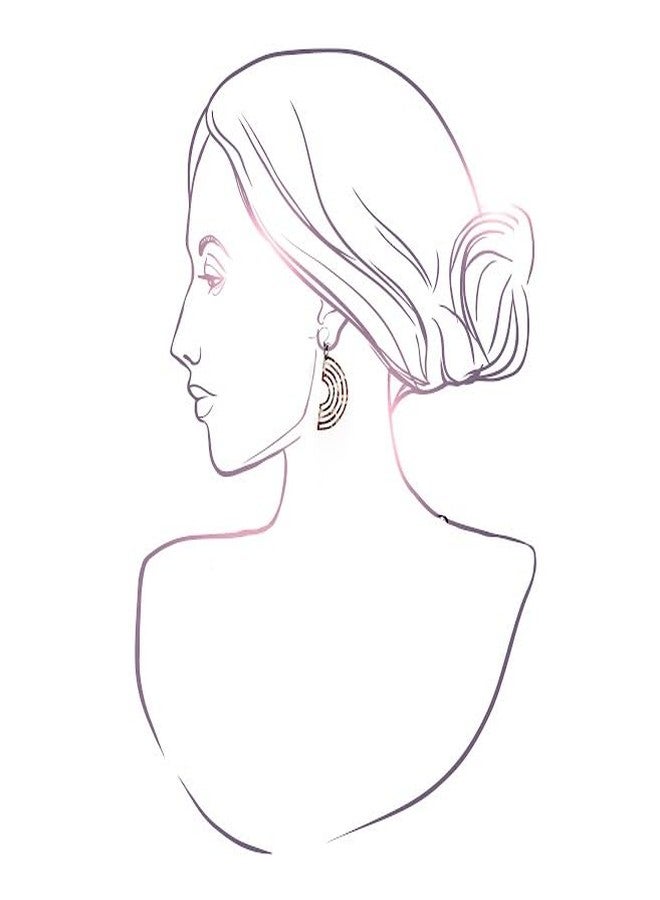Kirfiz Handcrafted light weight mdf wooden dangle and drop earrings for women and girls which are stylish and modern for every event. - Image 4