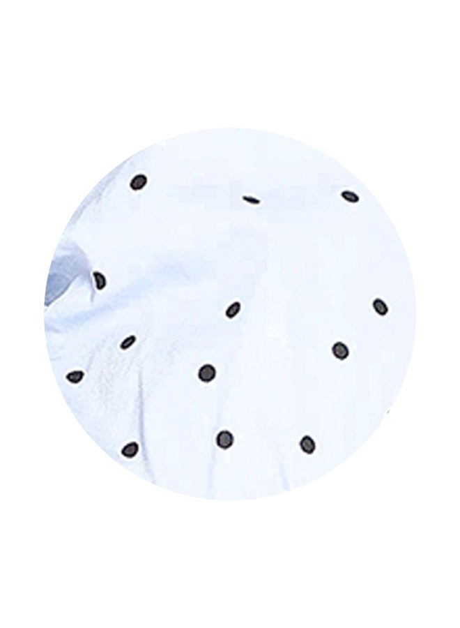 CLAWSET Polka Blue Suit For Your Pet Dog Clothes Cat Clothes Dog Apparel Pet Clothes Polka Dots Blue Pet Fashion - Image 3