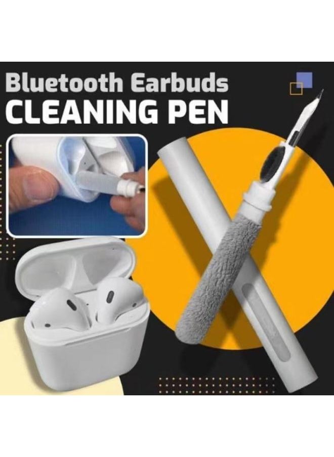 Generic - Multi-function Bluetooth Headset Cleaning Pen Efficient Clean Compact And Convenient Cleaning Pen Manufacturers-Color:Second Generation Nude Pen White - Image 1