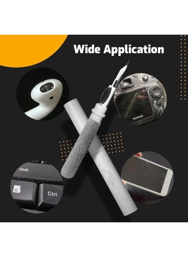 Generic - Multi-function Bluetooth Headset Cleaning Pen Efficient Clean Compact And Convenient Cleaning Pen Manufacturers-Color:Second Generation Nude Pen White - Image 1