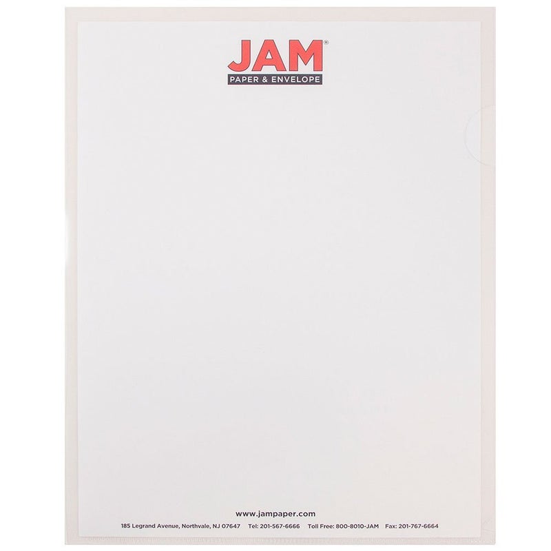 JAM PAPER Plastic Sleeves - Letter Size - 9 x 11 1/2 - Clear Project Pockets - 120 Bulk Page Protectors/Pack - Image 2