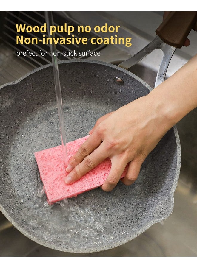 ARCLIBER Cellulose Spongesheavy Duty Scrub Kitchen Spongeclean Tough Messes Without Scratching Sponges Kitchen(6 Pack) - Image 4