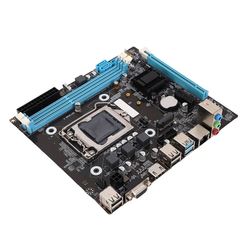DAUERHAFT PC Motherboard Gaming Motherboard H81 M . 2 NVMe NGFF 6Gbs LGA 1150 Micro ATX High Speed â€‹â€‹Desktop PC - Image 4
