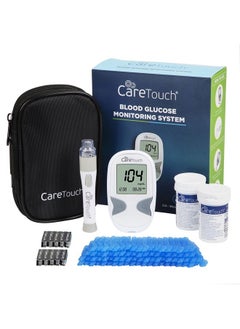 Blood Glucose Meter Kit - Diabetes Testing Kit with Glucometer, Test Strips, Lancing Device, Lancets & Travel Case
