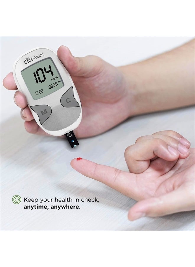 Care Touch - Blood Glucose Meter Kit - Diabetes Testing Kit with Glucometer, Test Strips, Lancing Device, Lancets & Travel Case - Image 1