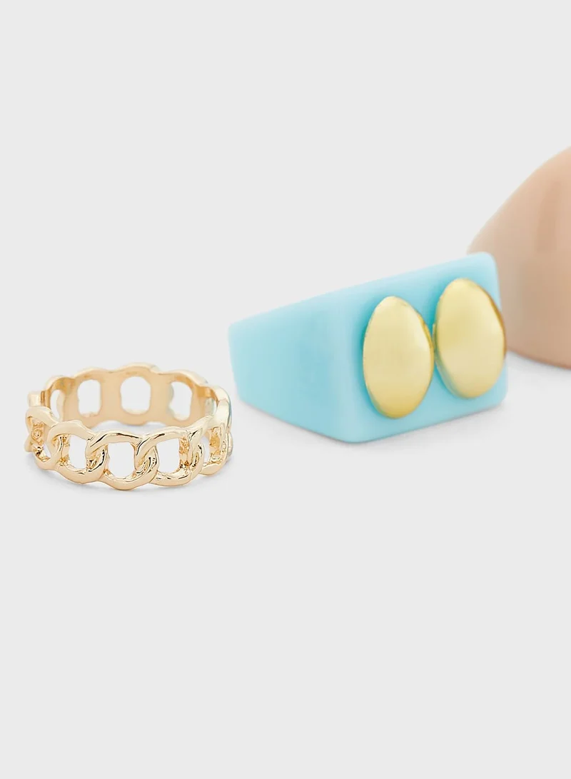 VERO MODA Rida Rings 3 Pack