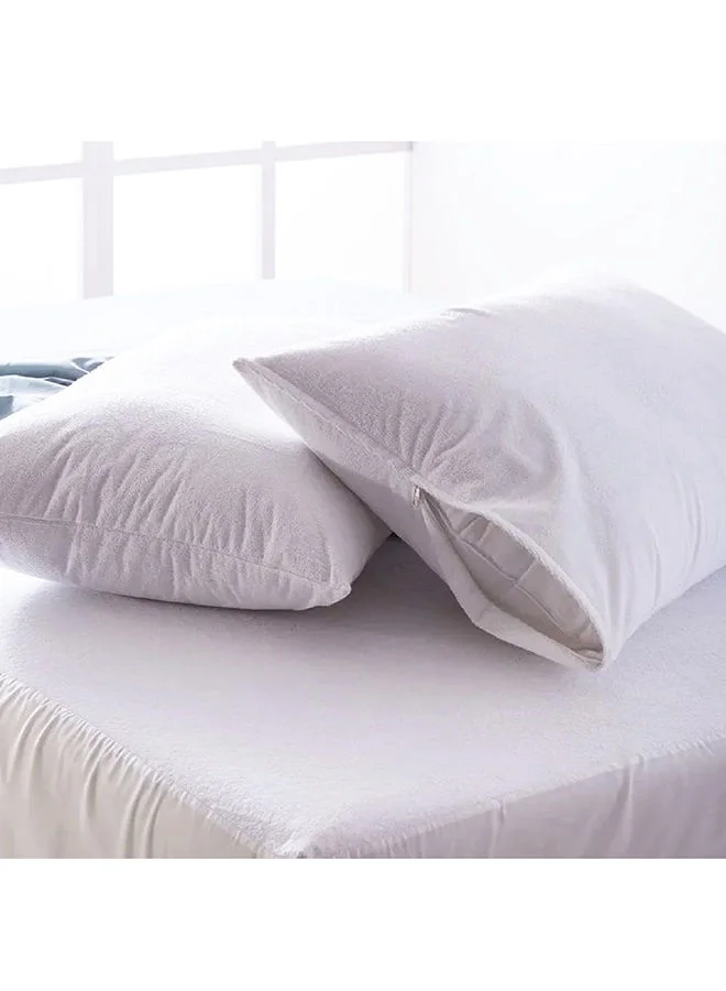 DANUBE HOME Set Of 2 Terry Pillow Protector