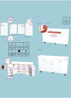 Shoe Cabinet Storage Shoe Rack Simple Storage Cabinet 119*84*30cm - pzsku/Z1199F57A5981B2775B20Z/45/_/1722333226/c18f425a-d7be-42d7-ac43-200c9a548282