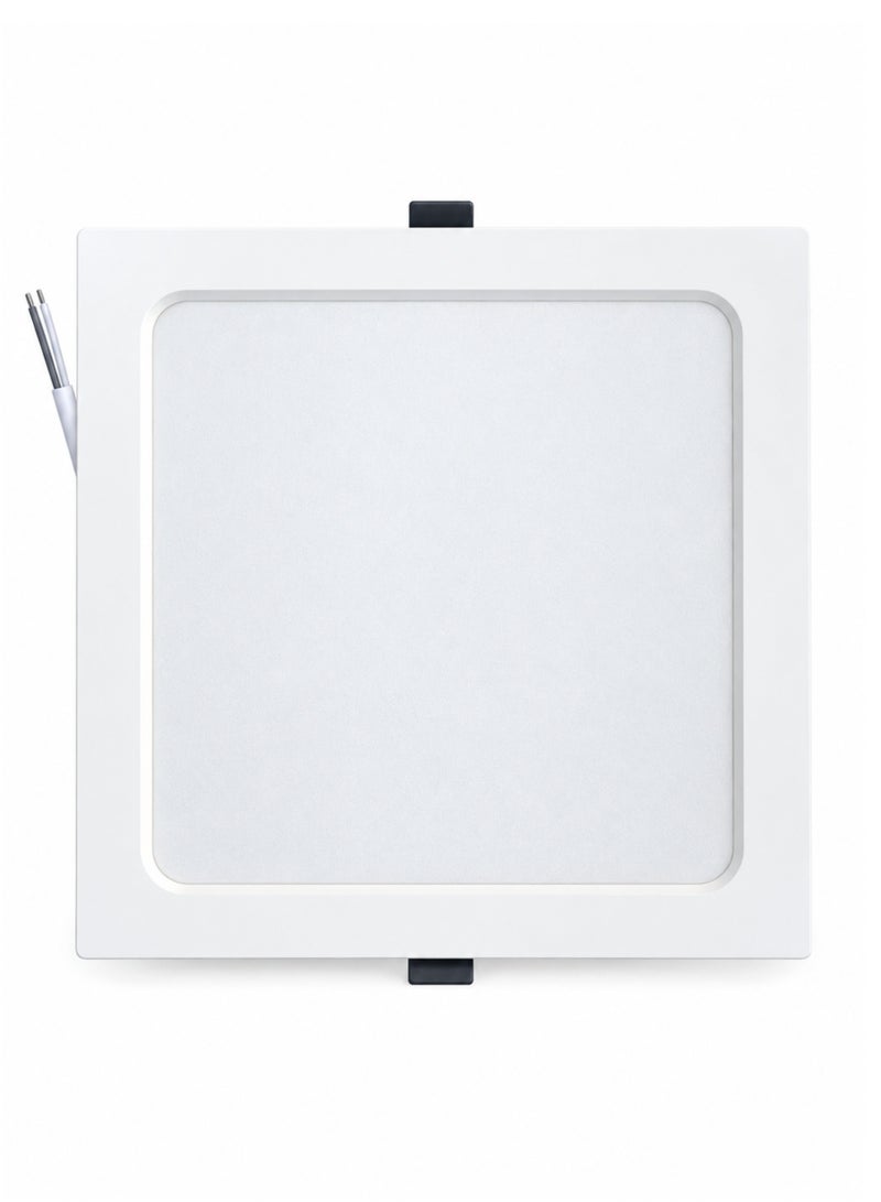 MAAT 20W LED Backlit Panel Light, 3 PCS, 8 Inch Square Recessed Ceiling Light, 6500K Cool White, 1980 Lumens, 100W Equivalent, AC 185-265V - Image 3