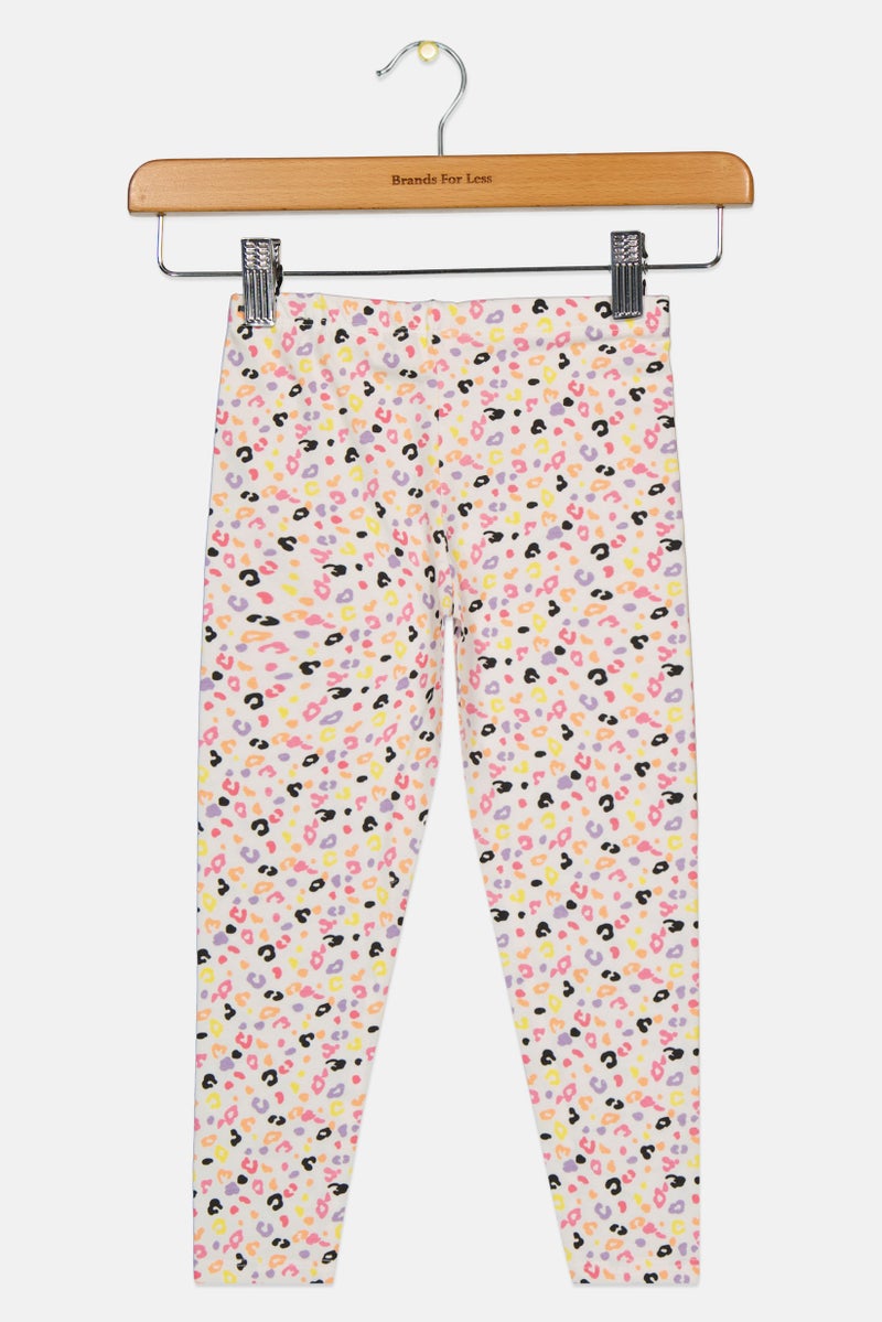 Hamleys Toddlers Girl Animal Print Pull On Leggings, Multicolor - Image 2