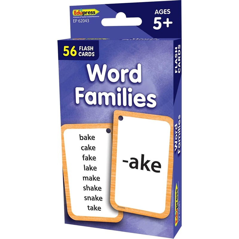 Teacher Created Resources Word Families Flash Cards (EP62043) - Image 1
