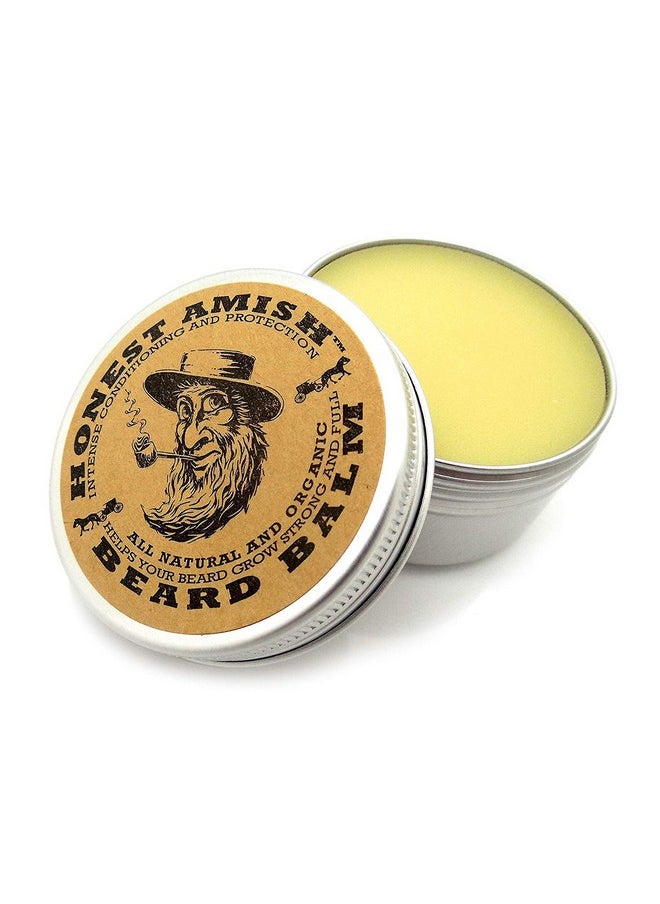 Honest Amish - Honest Amish Beard Balm Leave-in Conditioner - All Natural -Vegan Friendly Organic Oils and Butters - Image 1