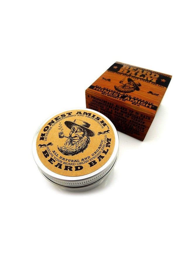 Honest Amish - Honest Amish Beard Balm Leave-in Conditioner - All Natural -Vegan Friendly Organic Oils and Butters - Image 1