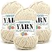 YARFOFUN Velvet Chenille Yarn for CrochetingLight Khaki Fluffy Velvet Plush Yarn Thick Soft Chunky Chenille Yarn Baby Blanket Yarn for Crocheting Knitting Amigurumi Beginners 50g3Light Khaki - Image 2