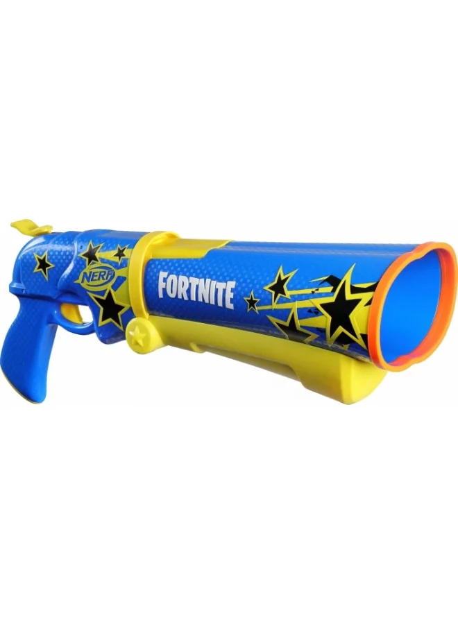 NERF Nerf Fortnite Half Tone Hero Blaster, Bonus Code To Unlock Half Tone Hero Wrap in the Game, Break Open Loading, 12 Nerf Elite Darts, Fortnite Gifts