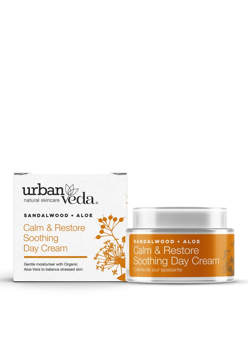 urban Veda Urban Veda Soothing Aloe Vera and Sandalwood Day Cream Calm & Restore 50ml