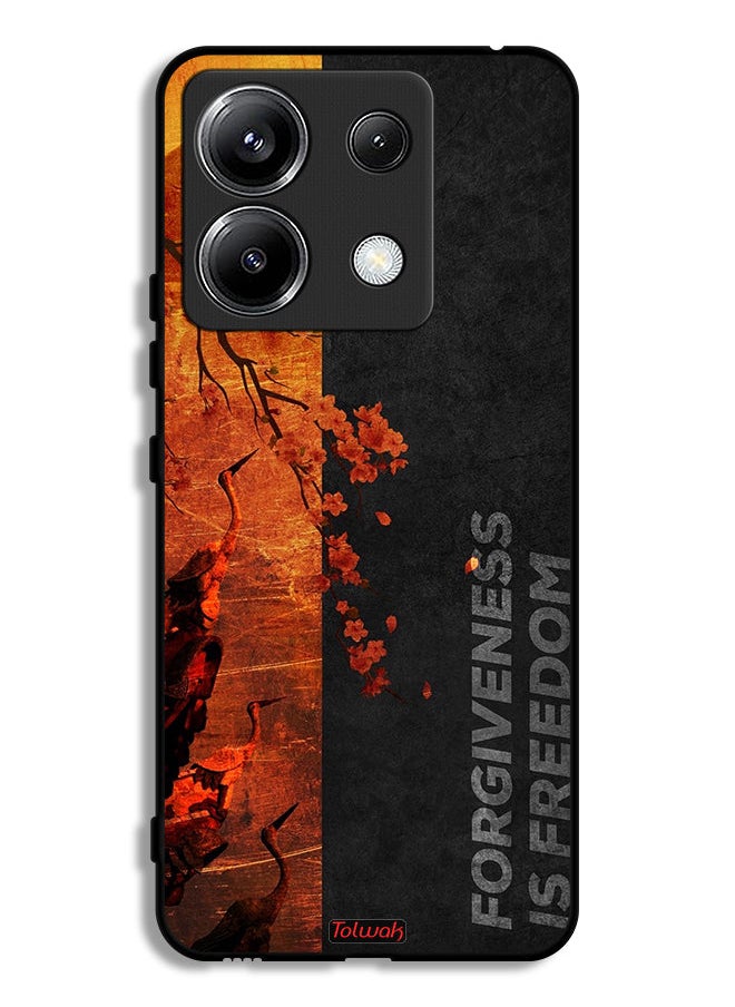 Tolwak Xiaomi Redmi Note 13 Pro 5G Protective Case Cover Forgiveness Is Freedom  - Image 1