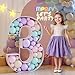 imprsv 3FT Mosaic Numbers for Balloons Balloon Mosaic Number Frame Marquee Number3rd 13th 30th Birthday Decorations for Men Women Third Anniversary DecorNumber 3 Balloon - Image 2