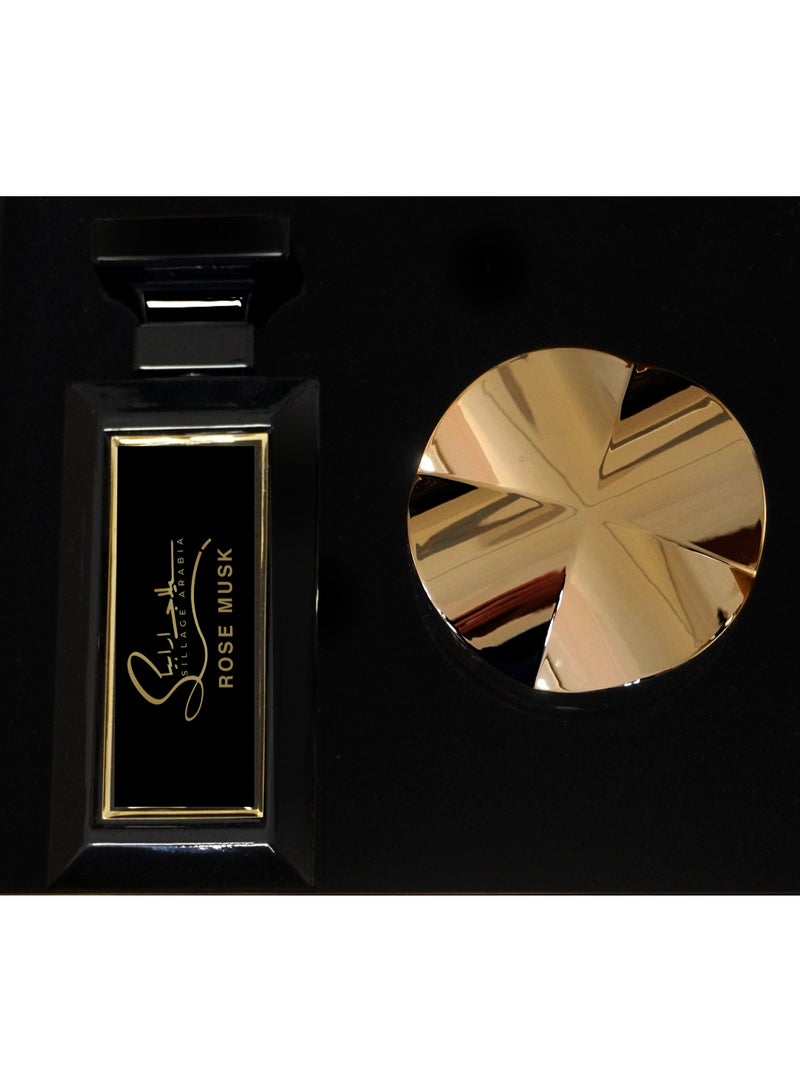 SILLAGE ARABIA ROSE MUSUK PERFUME WITH "Luxury incense box" - Image 3