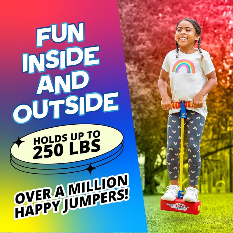 Flybar My First Foam Pogo Jumper for Kids Fun and Safe Pogo Stick for Toddlers, Durable Foam and Bungee Jumper for Ages 3 and up, Supports up to 250lbs - Image 4