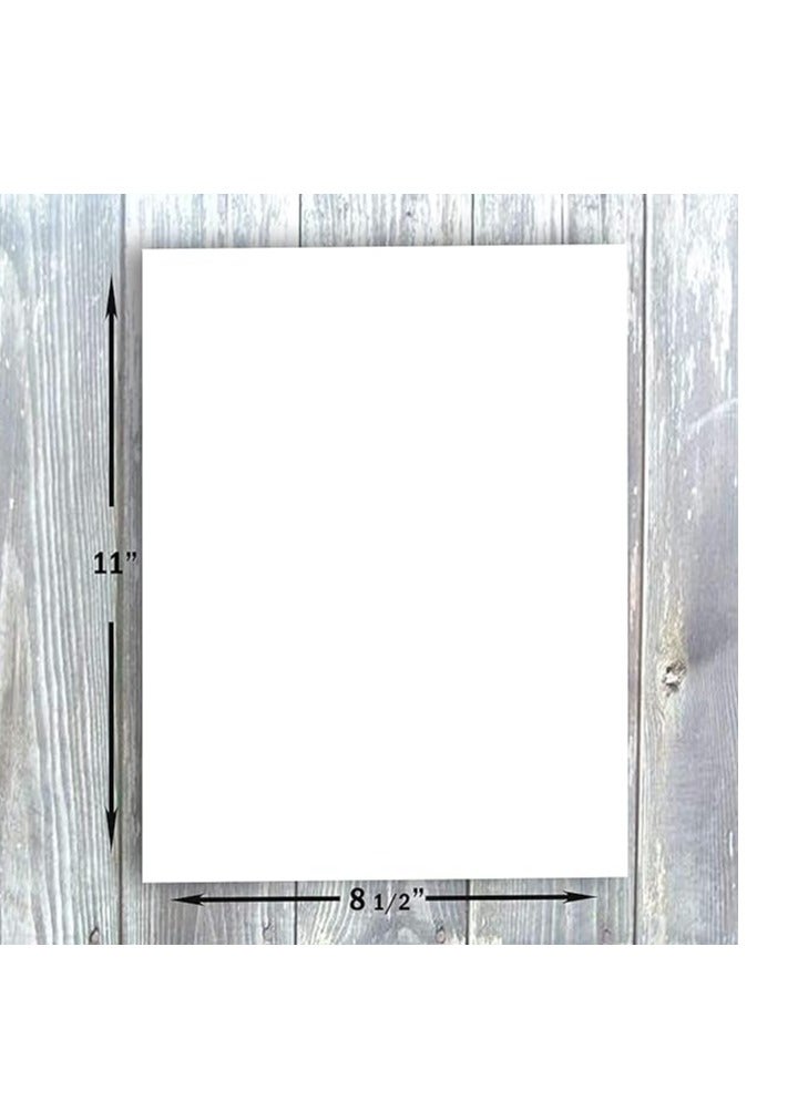 Terabyte White Cardstock, A4 300gsm Thick Paper sheets Heavyweight card Paper for Printing Scrapbooking Card Making Invitations Menus Flyers DIY Arts Crafts, 50 sheets, 21 cm x 29.7 cm - Image 1