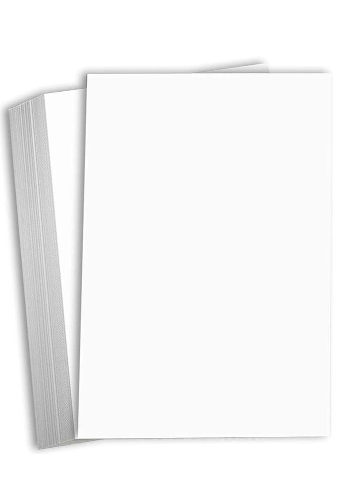 Terabyte White Cardstock, A4 300gsm Thick Paper sheets Heavyweight card Paper for Printing Scrapbooking Card Making Invitations Menus Flyers DIY Arts Crafts, 50 sheets, 21 cm x 29.7 cm - Image 2