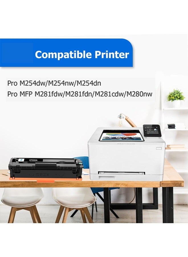 Black up to 3200 pages and 2500 pages from each color Office Maker High Capacity Compatible Toner Replacement for HP 203AX  CF540AX Compatible with Color Laserjet Pro MFP M281fdw M281fdn M280nw M254dw M254nw M254dn (Black Cyan Magenta Yellow, 4-Pack) - pzsku/Z119AD02A81CC43E41CE8Z/45/_/1729010621/e1281373-5633-4805-ada8-1f6dae4c2654