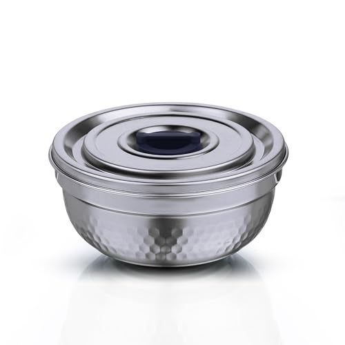 Celltone Microwave Safe 304 Stainless Steel Food Container - Fridge-to-Oven Bowl with Vacuum Freshness Seal (400ml) - Image 2