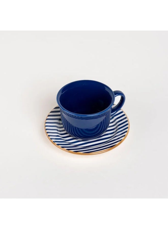 Oxford Porcelain Dinner Set 20 Pieces – Elegant Blue Tableware Set for 4, Premium Quality, Made in Brazil - Image 5