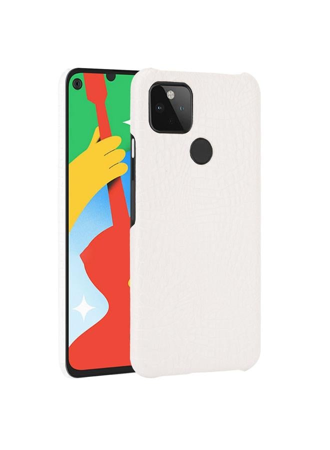 S-TOP Case For Google Pixel 5 Shockproof Crocodile Texture PC + PU Case - Image 1