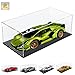 Elepure Thickened 3MM Clear Acrylic Display Case for LEGO McLaren P1 42172 18 Scale Model Car for Ferrari SP3 42143 42156 42096 42115 42083 Lotus Collectibles Transparent Black Inside 236X118X79in - Image 3