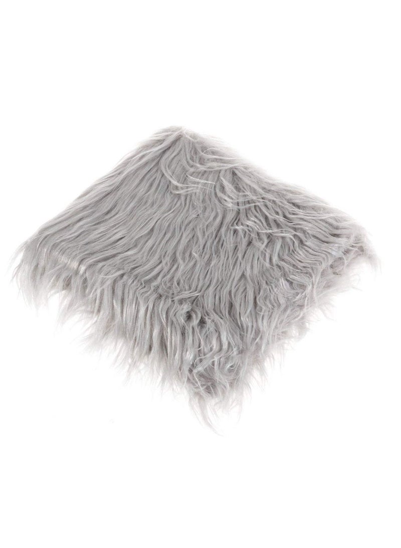 Baby Newborn Fur Photography Photo Props Blanket rug Background Backdrops - Grey  - Image 2