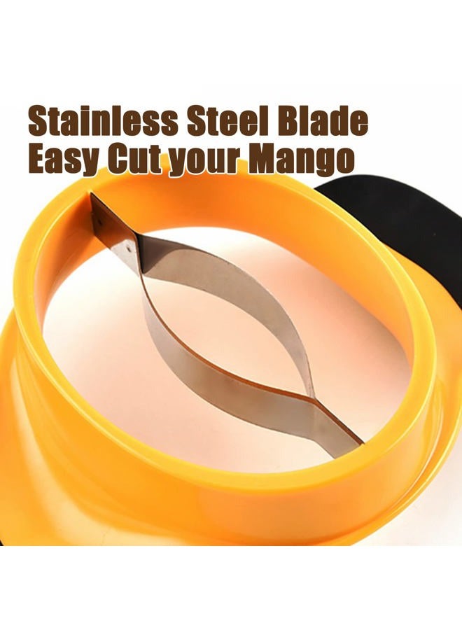JAKENHAM Mango Slicer/Peeler/Cutter/Splitter/Pitte with Stainless Steel Blade Fruit Divider Ergonomic Rubber Grip Handle - Image 3