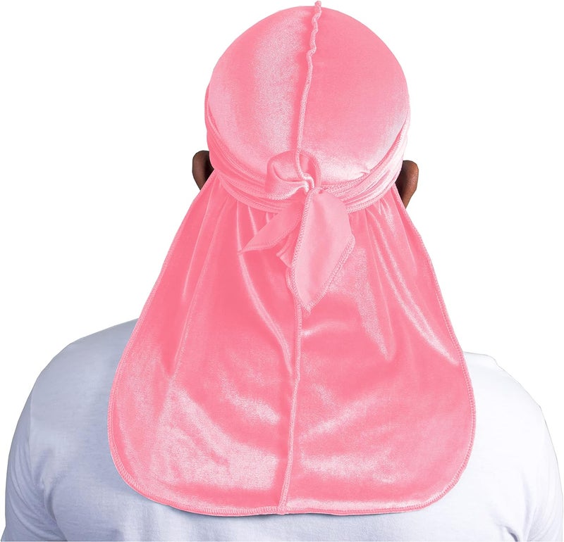 ForceWave Velvet Durag for Men Wave Cap Velvet Dorag for Men Women 360 Wave - Image 3