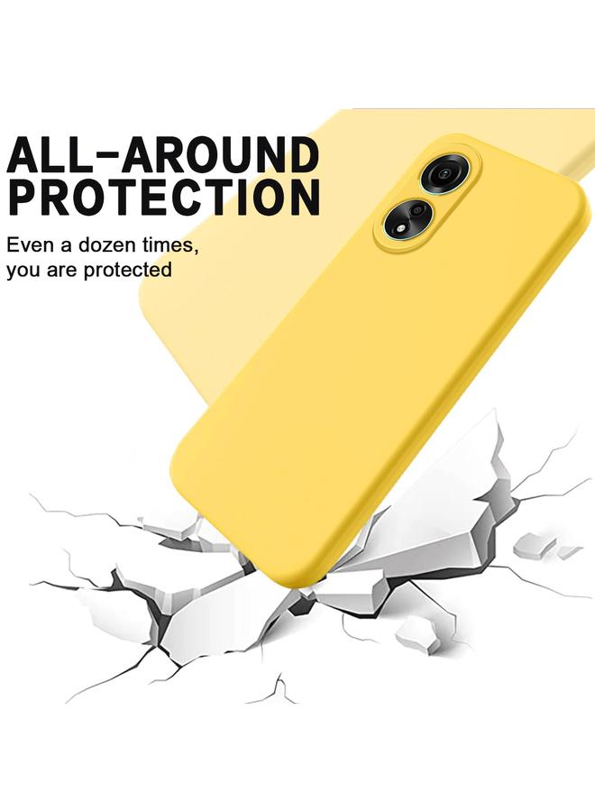 زبون جراب لهاتف Honor X5 Plus مصنوع من السيليكون السائل المقاوم للصدمات بلون نقي - Image 4