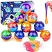 WUJYLY 12 Pack Galaxy Slime Balls Valentines Slime Party Favors NonSticky Soft Slime Kit for Classroom Prizes Stocking Stuffers Goodie Bag StuffersEaster Basket Stuffers for Kids Boys Girls - Image 2