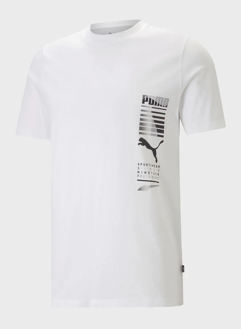 PUMA Graphic Multicolor T-Shirt