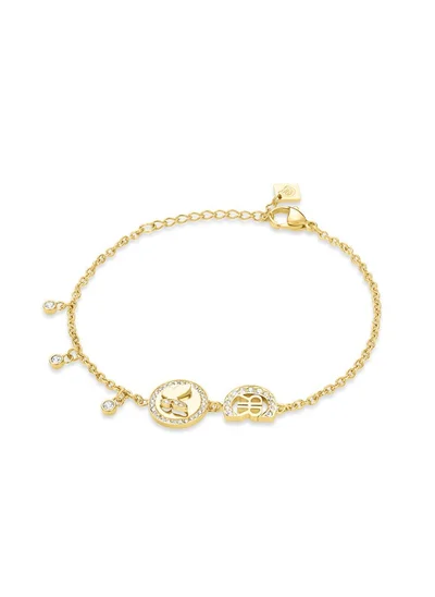 شيروتي 1881 Angela Gold Plated Bracelet with Crystals
