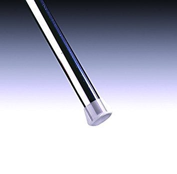 Shepherd 3/4" Round Non-Marking Rubber Slip-On Chair Leg Tips, Nonslip Protective Furniture Leg Caps for Chairs, Stools, and Tables on Hard Surfaces, Set of 24, Clear - Image 2