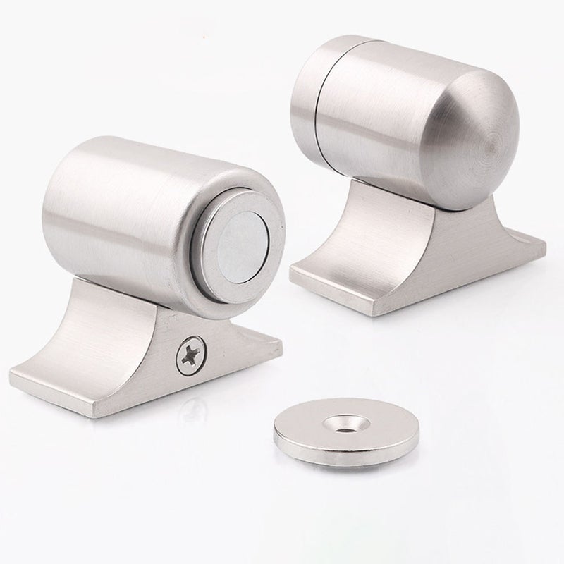 2 Sets Door Magnetic Door Stop Stainless Steel Magnetic Door Catch - Image 4