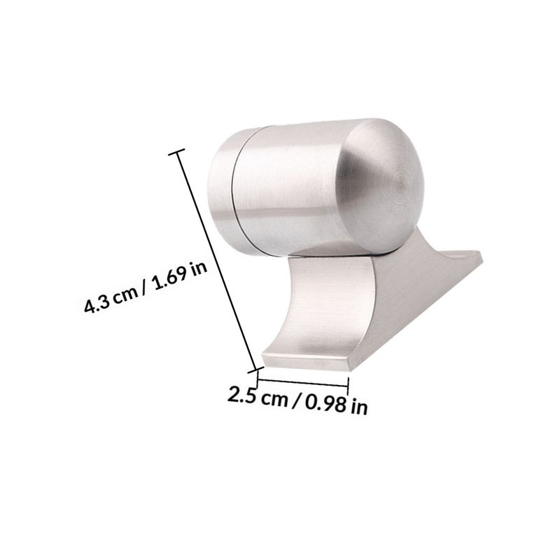 2 Sets Door Magnetic Door Stop Stainless Steel Magnetic Door Catch - Image 2