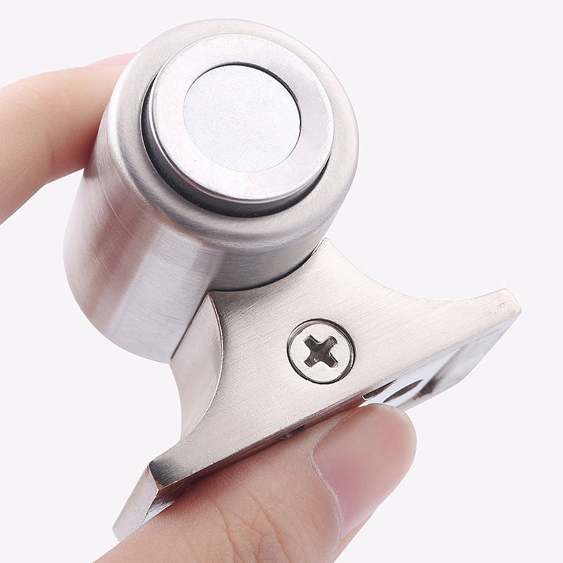 2 Sets Door Magnetic Door Stop Stainless Steel Magnetic Door Catch - Image 3