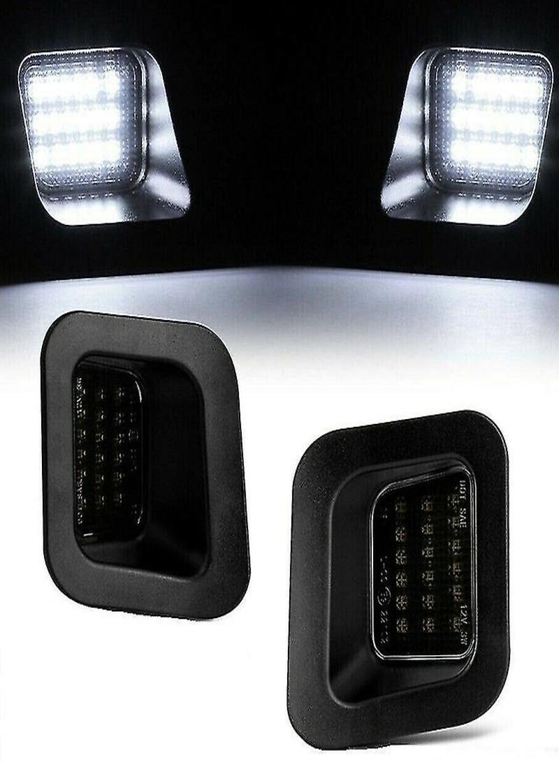 Smoke Car Rear License Plate Lights For Dodge Ram 1500 2500 3500 - Image 2