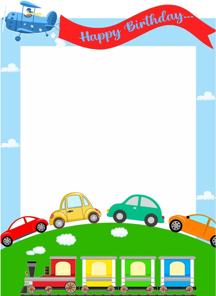 Theme My Party - Theme My Party Birthday Decoration Party Supplies for Birthday Boys and Girls (Transport - Photo Booth) - Image 1