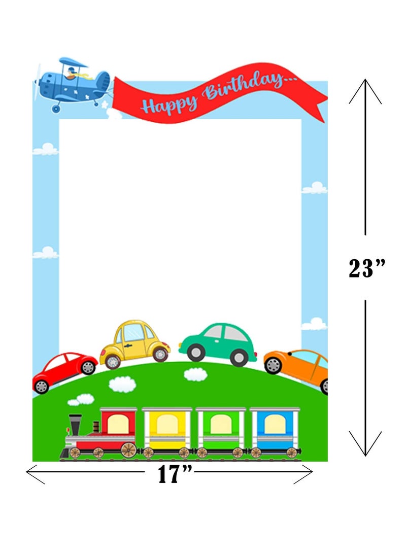 Theme My Party - Theme My Party Birthday Decoration Party Supplies for Birthday Boys and Girls (Transport - Photo Booth) - Image 1